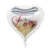 Party Decoration 10st 18 Inch Printed Valentine's Day Love Heart Aluminium Film Balloon I You Proposal Confession Ball