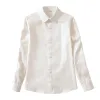 Футболки Детские рубашки для мальчиков девочки белая блузка хлопчатобумажную блузку для школьников рубашки Дети Формальная школьная форма S23 S23