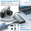 İstasyonlar 10 In 1 Çift Monitör Typec Hub 2 HDMI VGA 4K GIGABIT Ethernet Typec PD SD/TF 3.5mm Adaptör