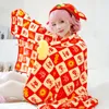 毛布居心地の良い家の装飾活気のある中国の年の毛布の毛布スーパーソフト摩耗抵抗性洗濯洗い可能な洗濯洗浄剤色の色