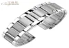 Solid 316l Aço inoxidável Bandas de vigia prata 18mm 20mm 21mm 22mm 23mm 24mm Metal Watch Strap Watches BraceLettool2816346