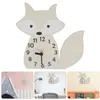 Wall Clocks Clock Housewarming Presents Hanging Children's Room For Office Non Ticking Decor Wood Home Bedroom Cute