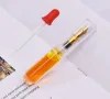 Pens Majohn Wancai żywica mini fountain pen iridium ef/f nib przenośny dłoni krótki atrament z atramentem pióro mody biuro biur