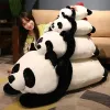 Bebekler Dev 90cm Kawaii Yağlı Panda Ayı Kısa Peluş Peluş Doldurulmuş Hayvan Bebek Hayvanları Oyuncak Yastık Karikatür Güzel Bebekler Sevgili Hediyeler