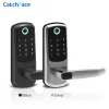 Contrôle Biométrique Empreinte digitale verrouillage de porte Bluetooth Smart Lock Digital Keypad RFID HEVEL ENTRYE DOOR LORVER ALEXA / TTLOCK