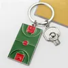 Keychains Coming Basketball Field Pendant Key Chain For Men Women Simple Ring Love Sports Gift Bag Car Metal Jewelry