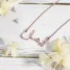 Ожерелья христально арабские ювелирные украшения для женщин из нержавеющей стали Кокер персонализированные цепные подвески подружки невесты подарки