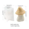 &equipments Mushroom Candle UV Crystal Epoxy Resin Mold Aromatherapy Plaster Silicone Mould DIY Crafts Wax Soaps Home Decorations Casting To