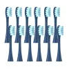 Huvuden 2/ 4st mjuka ersättningshuvuden för Oclean X/ X Pro/ Z1/ F1 Blue Brush Heads Dupont Sonic Tandborste Vakuum Bristle Nozles