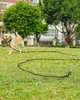 Hundhalsar 10/15m Training Leash Låsbar krok Reflekterande med mjukt handtag PET för medelstora hundar som spelar bakgård