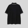 Trimphal Arch TシャツデザイナーCeliene Top Quality Luxury Fashion Tシャツ3Dレター刺繍夏ラペルルーズカジュアルカップルポロベースシャツ短袖
