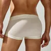 Underpants 1pc Men da cintura baixa Menas de roupa íntimas boxers shorts Lingerie Bolsa frontal aberta respirável calcinha