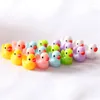 Party Supplies 50/100st Colorful Mini Harts Duck Ornament Miniature Figurer Tiny Handicraft Micro Landscape Diy Home Garden Decoration