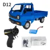 Bil Hot WPL 1:10 RC Car Toy Jimny JA11 Offroad fordon Remote Control Car Carry leverans Van Model Remote Control Toys for Boys Gif