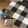Moderna brickor självmattor självhäftande sovrum golv tyg täcker lapptäcke matta för kontor hemrum golvdekor 45*45 cm