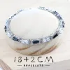 Strängar bröllop 925 silver smycken set brud svartvita zirkonörhängen ringar hänge halsband stenarmband set för kvinnor