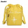 STATA Wear Ballet Ballet Bag Bag Kids Latin Yoga Tap Jazz Almacenamiento Mochila linda y moderna