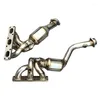 Avgasgrenrör för 325/330 E46 2.5L/3.0L 2001-2012 Downpipe med katalysator i rostfritt stål billjuddämpare rör