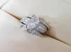 Кластерные кольца 2021 Роскошная маркиза 925 Серебряное обручальное кольцо стерлингового обручального кольца для женской леди -годовщины подарки Moonso R508699184181146245