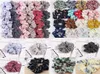 Scrunchies pannband prick rand hårband tjocktarmen hår slipsar rep flickor hästsvans hållare trendiga hårtillbehör 65 design 8779440