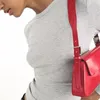 Fi Totes kleine Handtasche Frauen Luxusdesigner Handtasche 2024 Neue Sommer Spring Red Patent Leder Hochzeitstaschen Frauen S95y#