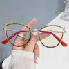 Sunglasses Cat Eye Metal Eyeglasses Frame Computer Goggles Fashion Women's Anti Blue Light Glasses Blocking Optical