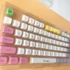 アクセサリーキーキャップ韓国ハングルレイアウトチェリーMX PBT XDA高プロファイルキーキャップセットゲーム用にパーソナライズされたスイッチ用メカニカルキーボード