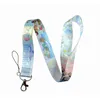 Keychains Lanyards 디자이너 Kawaii Cinnamoroll My Melody Kuromi Cat Lanyard Keychain ID 카드 ER 패스 체육관 휴대 전화 USB 배지 HO DHE39