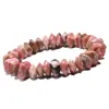 Bracelets Natural Healing Energy Black Lace Rhodonite Bracelets Meditation Degausst Bracele For Women Men Lucky Jewelry Indefinite 7*11MM