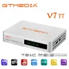 Odbiorniki GTMedia V7 TT Dekoder odbiornika DVBT2 Kabel z USB WiFi H.265 10bit Full HD 1080p z bezpłatną anteną Wi -Fi