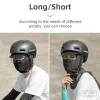 Masks ROCKBROS Cycling Mask Summer UV Protection Balaclava Glasses Face Breathable Hole Men Women QuickDrying Bicycle Ice silk