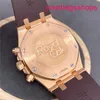 AP Titanium Wrist Watch Epic Royal Oak Series 26331or OO D821CR.01 Machinerie automatique 18K Rose Gold Watch Mens 41mm Diamètres