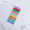 STRANDS Candy Color Flower rechte gat Algemene Materiaal Diy Handgemaakte mobiele telefoon ketting Bracelet Haarspeld sieraden Accessoires Groothandel