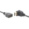 NEU 2024 Seiten Ellbogen DisplayPort Large DP Male-to-Female-Stecker-Stecker, goldplattierte 90-Grad-Anzeige Hochdefinitionsanschluss für