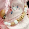 Gratis personligt namn Baby Pacifier Holder Food Grade Chew Silicone Toething Clip med Born Gift Antidrop Chain 240418