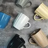 15 унций Coffee Tea Cup Set идеально подходит для или любителей кружки, микроволновая печь по посудомоечной машине безопасная деревенская матовая глазурь современный дизайн Stoare 240418