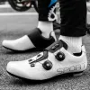 Foot-Wear Men de vélo à vélo chaussures de baskets avec hommes Cleat Road Mountain Vélo Racing Femmes Bicycle SPD UNISE