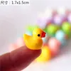 Party Supplies 50/100st Colorful Mini Harts Duck Ornament Miniature Figurer Tiny Handicraft Micro Landscape Diy Home Garden Decoration