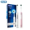 Zahnbürste Oralb Pro1 Max 3D Smart Electric Zahnbürste Aufladen Oralb Ersetzen Sie Zahnbürstenkopfdüsen Timer -Bürstendrucksensor 3 Modi