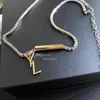 2022 Luxury Fashion Necklace Designer Jewelry Party Diamond Pendant Rose Gold Neckor for Women Jewellery Charm Gift289i