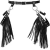 Belts Women Fashion Leather Harness Waist Tassels Short Skirt Punk Belt Gothic Clothing Accessories