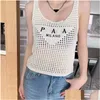 T-shirt pour femmes S-XL T-shirts Designer Femmes Shirt Casual Tricoted Broidered High Quality Fashionable Street Clothing Drop Livrot AP OTBDL