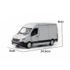 Cars RMZ City 1/36 Mercedes Benz Sprinter Toy Miniature MPV Car Model Alloy Diecasts Vehicles Pull Back Doors Opened Car for Boy Gift