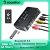 Adapter SOOMFON NFC Bluetooth 5.0 Audio Adapter 3.5mm Aux RCA SPDIF Wireless Receiver Transmitter Support TF U Disk Play for TV PC Car