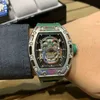 Роскошные часы дата часа мужские механические часы Business Leisure RM052 Автоматическая стальная лента Fashion Fashion Swiss Moviewwatchesl