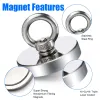 Accessories Super Strong Magnet Fishing Neodymium Magnets Iman Powerful Magnet Magnetic Fishing Magnet for Magnetic Recovery Saage