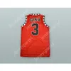 Custom Gina Waters-Payne 3 Martin Red Basketball Jersey All Stitted Taille S M L XL XXL 3XL 4XL 5XL 6XL TOP DIBILITÉ