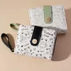 Money Clips Japanese Cute Cat Girls Wallet Short Student Id/Bank Card Holder Money Bag Zipper Wallets For Women Key Storage Purse Y240422