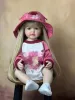 Dolls NPK Original 55 cm Reborn Baby Toddler Doll Full Silicone Body Vinyl Toy for Girl Princess Bebe Companying Toy Christmas Gift