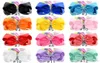 8 inch JoJo Siwa Hair Bow Solid Color with Clips PaperCard Metal Logo Girls Giant Rainbow Rhinestone Hair Accessoires Haarspeld 9267893